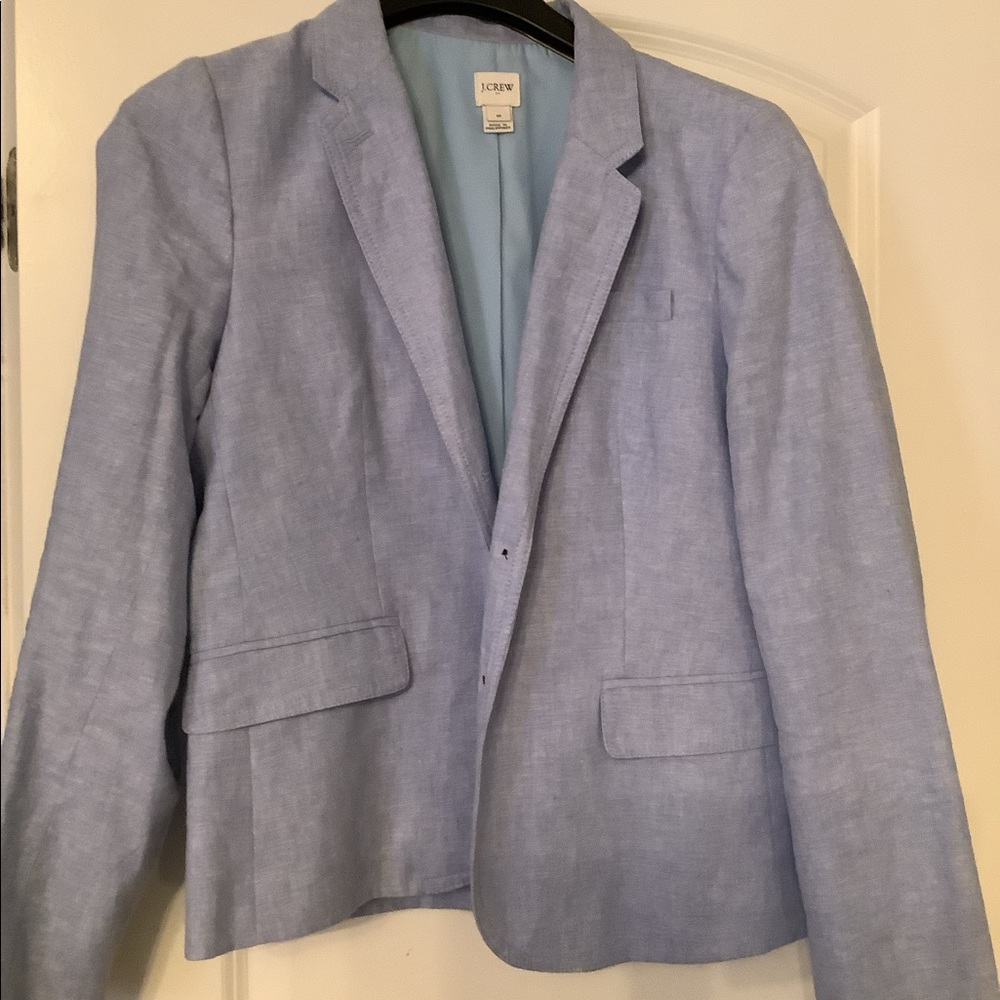 J crew linen blazer